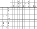 Nonogram #1095 9 x 11