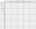 Nonogram #1118 22 x 25