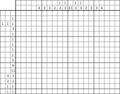Nonogram #1670 16 x 20