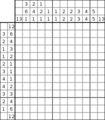 Nonogram #1675 13 x 12