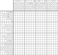 Nonogram #2330 20 x 20