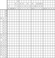 Nonogram #3623 20 x 20