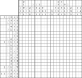 Nonogram #3696 20 x 20