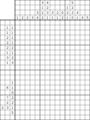 Nonogram #3800 20 x 15
