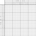 Nonogram #3980 20 x 20