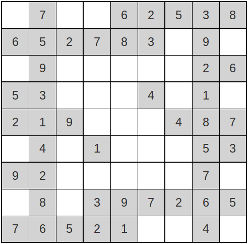 Sudoku free online puzzle